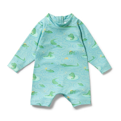 Maillot de bain une pièce à jambes courtes "Sunny Scales" | Wilson + Frenchy