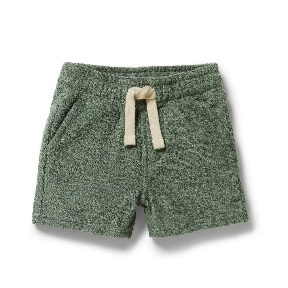Moss Organic Terry Short | Wilson + Frenchy