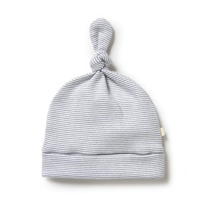 Chapeau Nœud Côtes Organiques Rayé | Rain Drop | Wilson + Frenchy