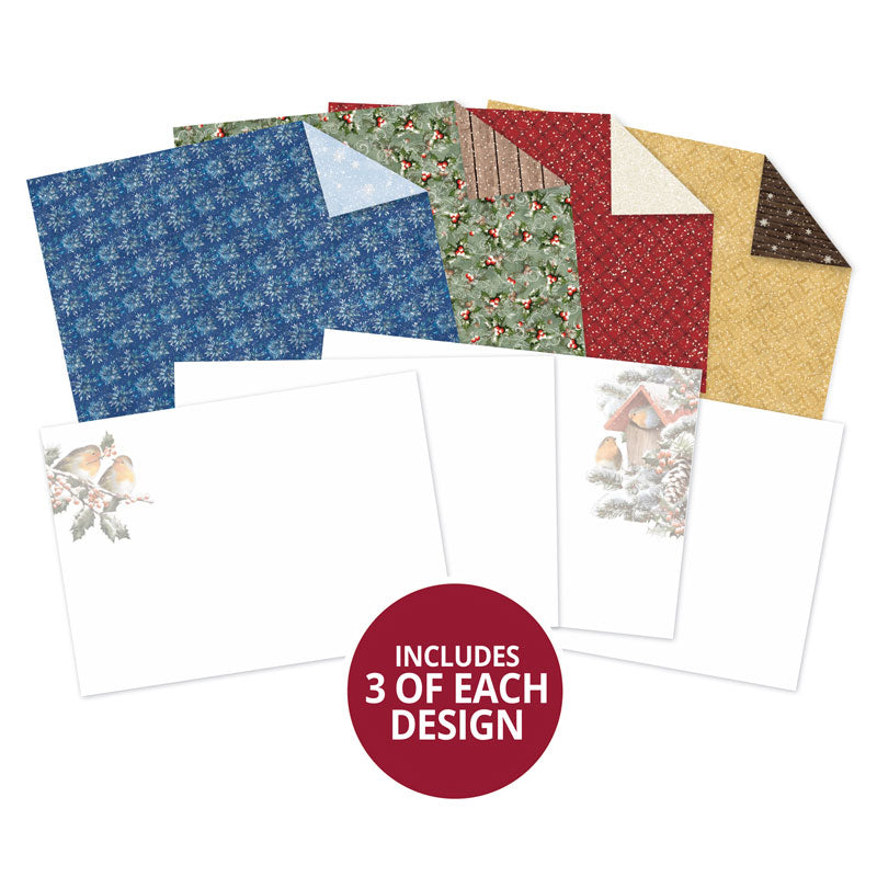 Winter Robins Luxury Inserts & Papers — Ecstasy Crafts