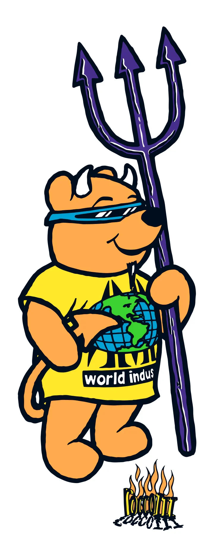 World Industries 'Rocco III' Sticker - Multi