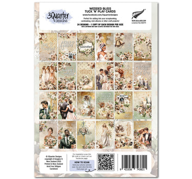 3Quarter Designs Wedded Bliss - Tuck N Play Cards