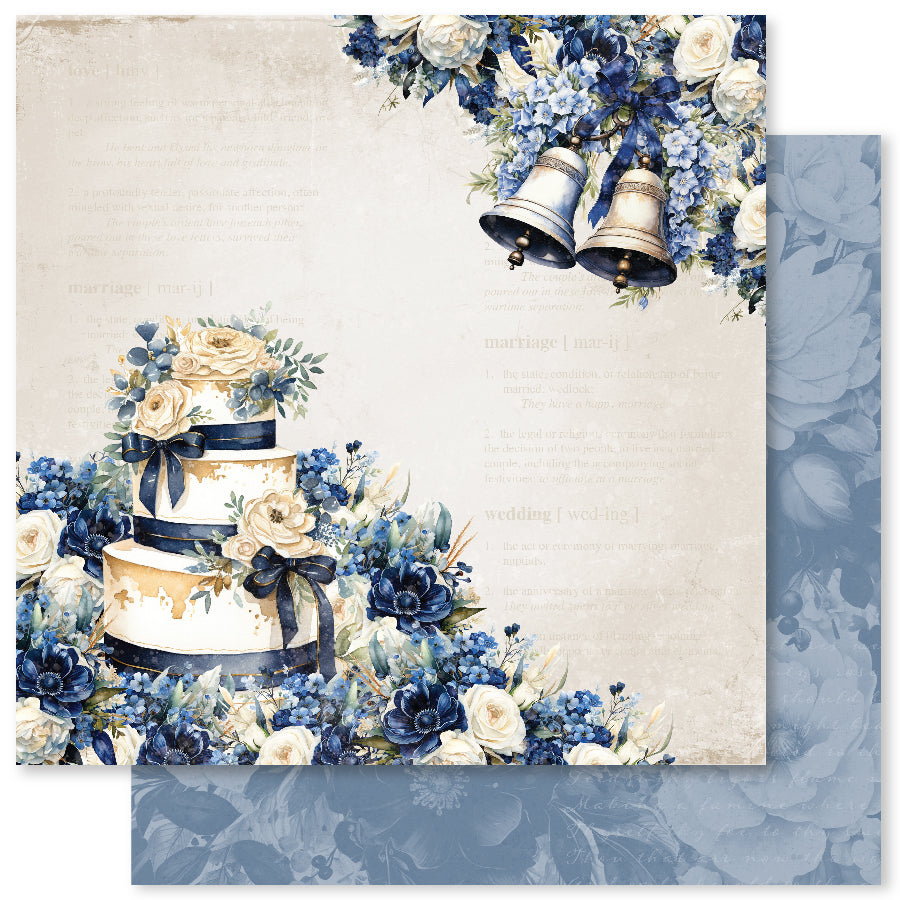 Wedding Blooms 2.0 C 12 x 12 Paper (12 pc Bulk Pack) 34446 — Ecstasy Crafts