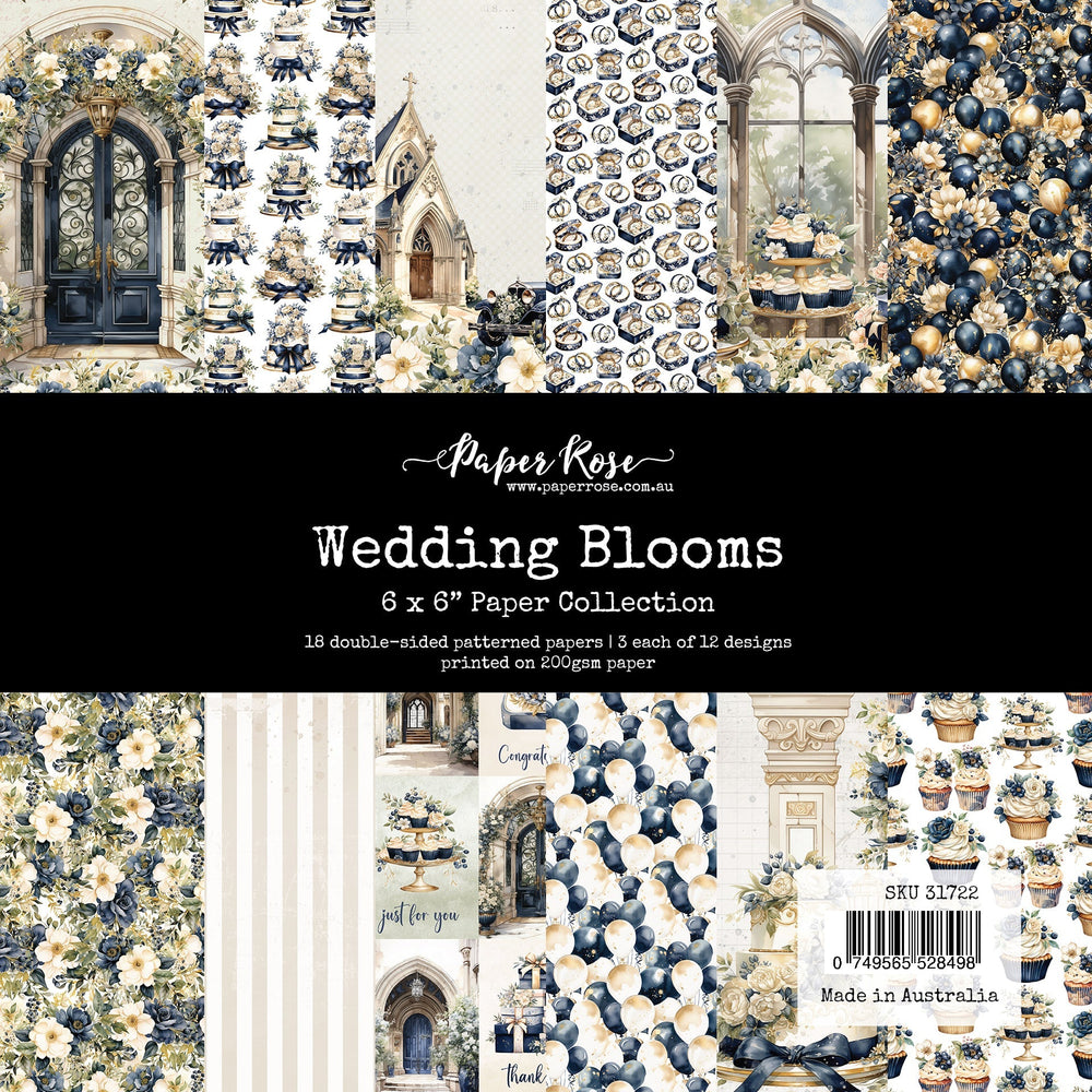 Collection de papiers "Fleurs de Mariage" 6x6 31722