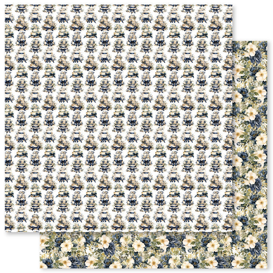 Wedding Blooms Basics A 12x12 Paper (12pc Bulk Pack) 31728 — Ecstasy Crafts