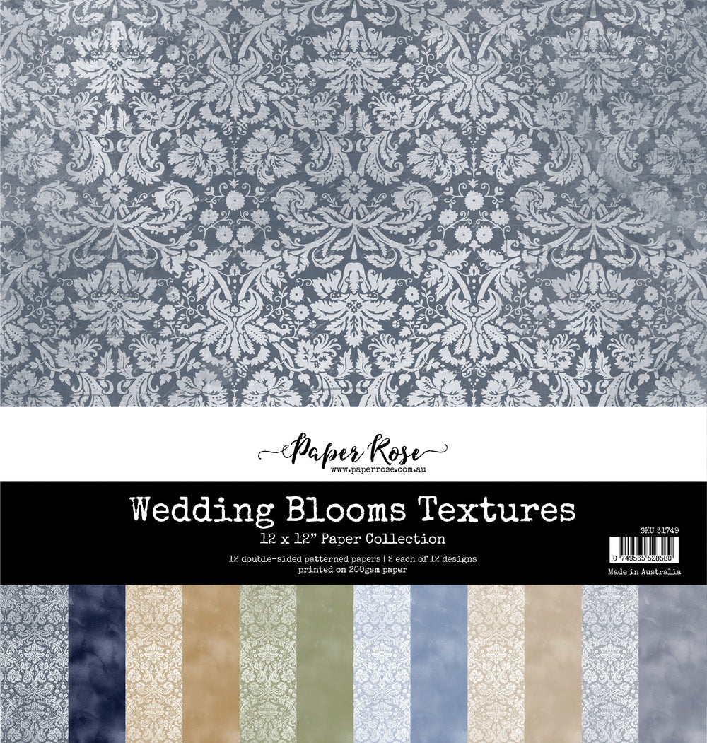 Wedding Blooms Textures 12x12 Paper Collection 31749 — Ecstasy Crafts