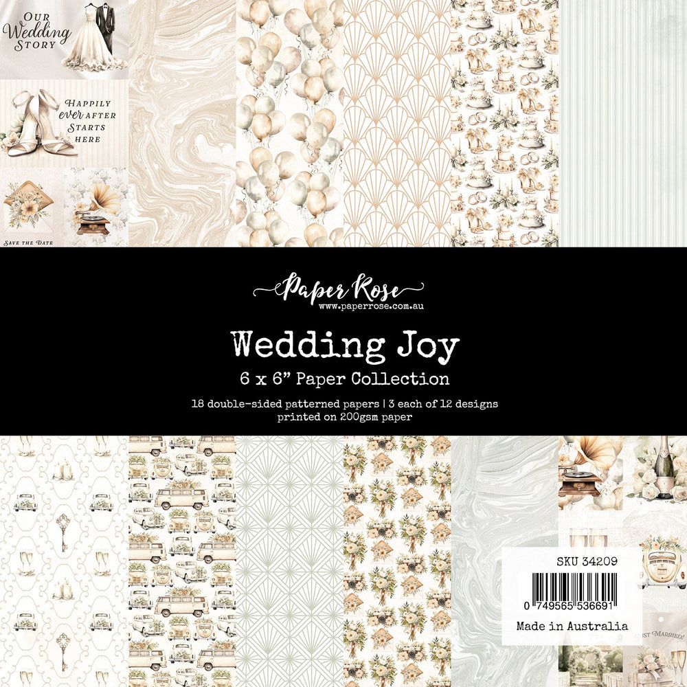 Wedding Joy 6x6 Paper Collection 34209 — Ecstasy Crafts