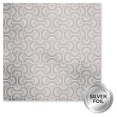 Wedding Joy Foil Silver A 12 x 12 Paper (6 pc Bulk Pack) 34536