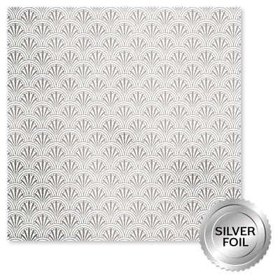 Wedding Joy Foil Silver D 12 x 12 Paper (6 pc Bulk Pack) 34545