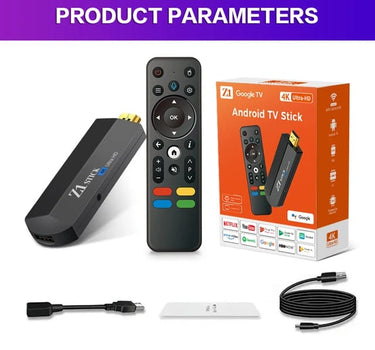 Android 11 Google TV Stick 4K, HDMI, 2.4/5g WIFI, Voice Remote, USB Port  - Stream Live TV, Sports, Movies Supports  Stalker, Xtream  Code, Minstra, M3U Playlist