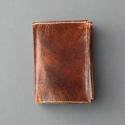 Portefeuille fin en cuir de vachette pour homme