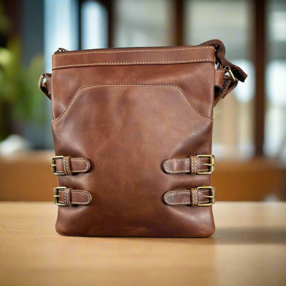 Sac en cuir pleine fleur Rugged Earth