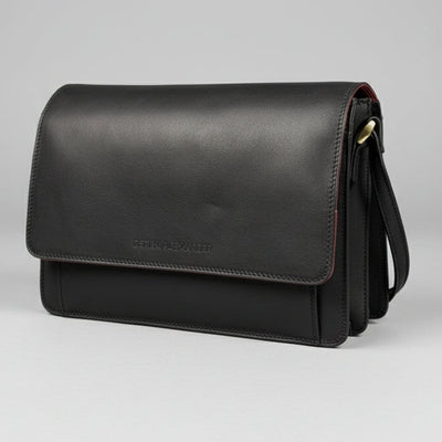 Sac besace en cuir Derek Alexander Half Flap Organizer