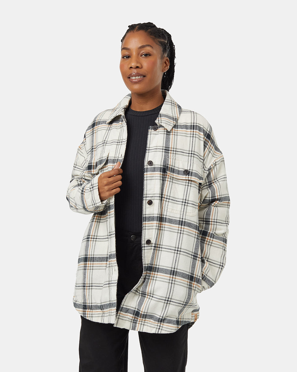 Veste isolée en flanelle de kapok