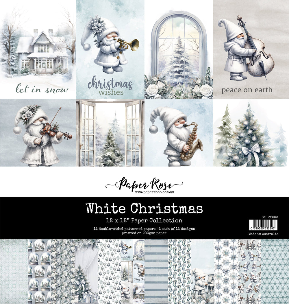 White Christmas 12x12 Paper Collection 32889 — Ecstasy Crafts