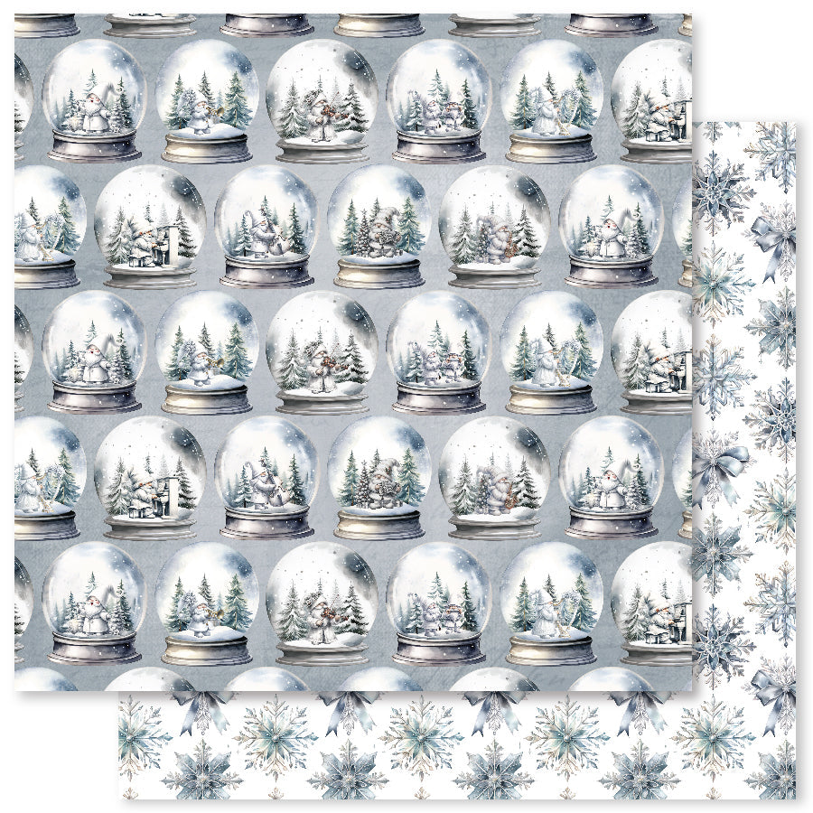 White Christmas B Papier 30,5 x 30,5 cm (Paquet de 12) 32895