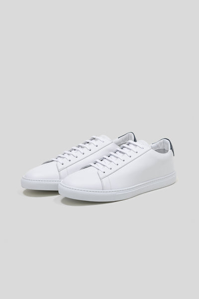Sneaker Città en cuir de veau blanc