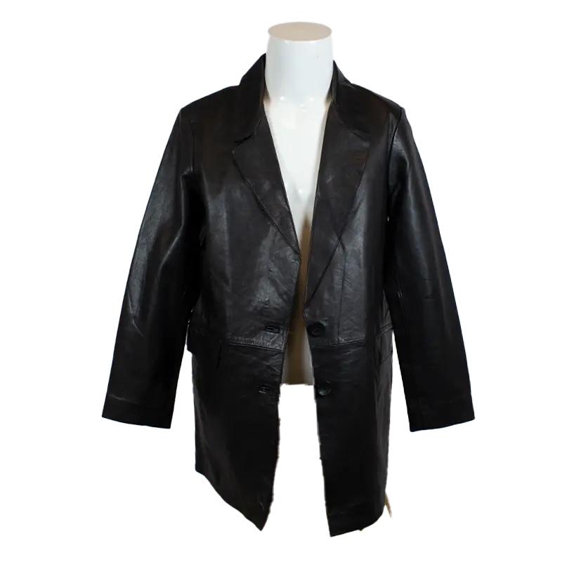 Trench-coat en cuir pour femmes | Veste en cuir
