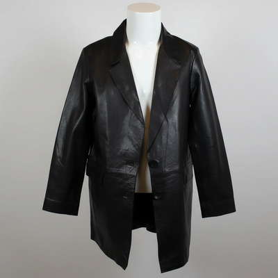 Trench-coat en cuir pour femmes | Veste en cuir
