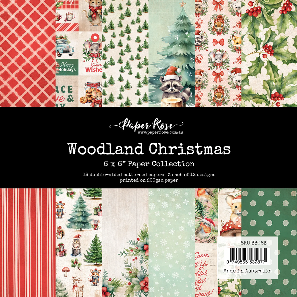 Woodland Christmas 6x6 Paper Collection 33063 — Ecstasy Crafts