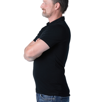 Men's Merino Wool Golf Polo — Lightweight