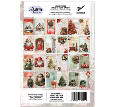 3Quarter Designs Xmas Magic - Tuck N Play Cards