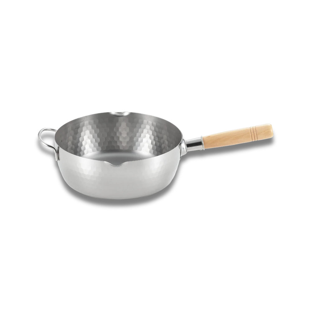 Yoshikawa Yukihira 24cm Pot Stainless Steel | 3.6L with Wooden Handle