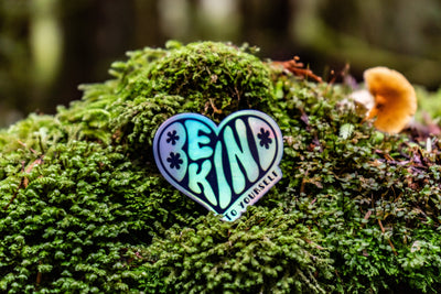 Holographic Be Kind To Yourself Sticker