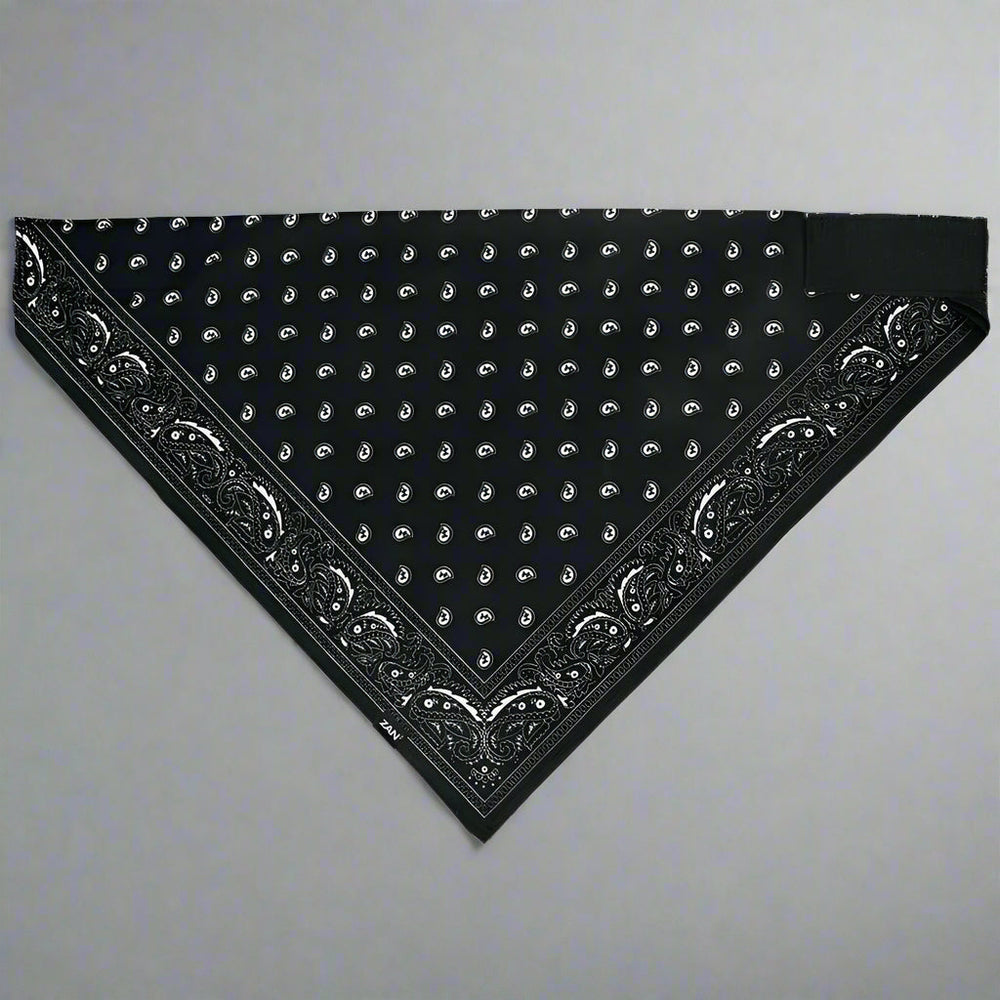 Bandana classique 3 en 1 ZANheadgear B&W Paisley