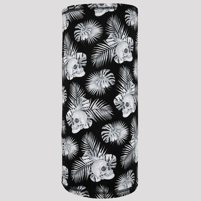 ZANheadgear Skull and Palm Leaves Motley Tube