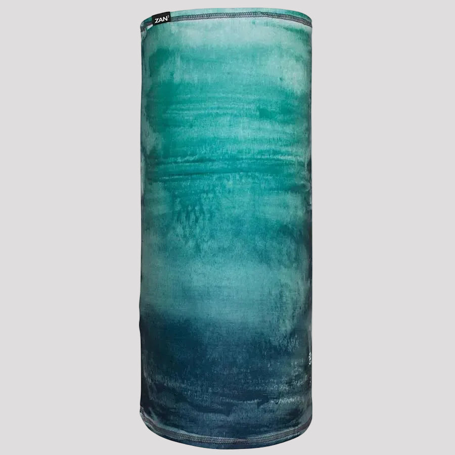 Cache-cou Motley Tube dégradé bleu sarcelle ZANheadgear