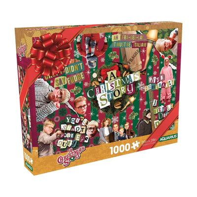 Papier d'emballage de conte de Noël Casse-tête 1000 pièces