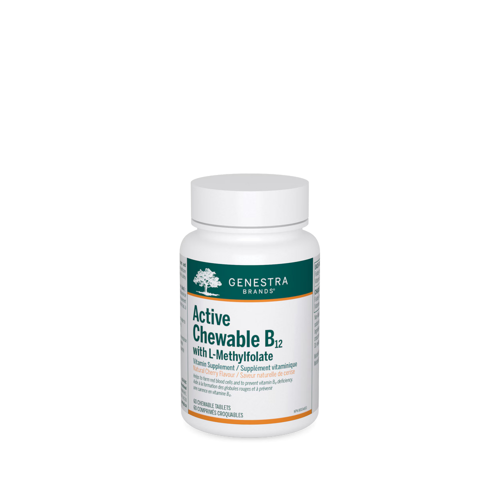 Active Chewable B12 with L-Methylfolate — Unytii - Suppléments et Produits Naturels