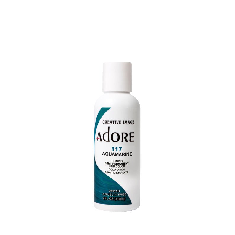 COLORATION SEMI-PERMANENTE ADORE - 117 AIGUE-MARINE 118 ML