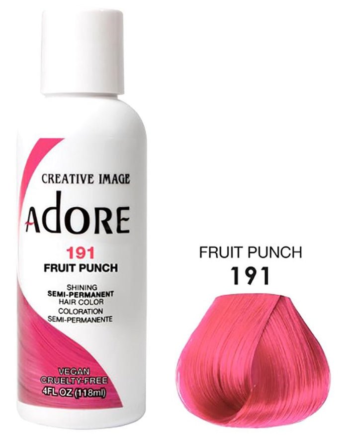 COLORATION SEMI-PERMANENTE ADORE - 191 FRUIT PUNCH 4OZ