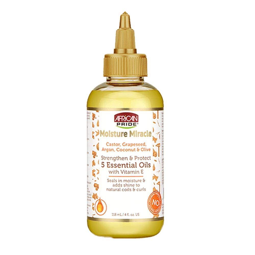 AFRICAN PRIDE MOISTURE MIRACLE 5 ESSENTIAL OILS 4OZ — Beautylicious Canada