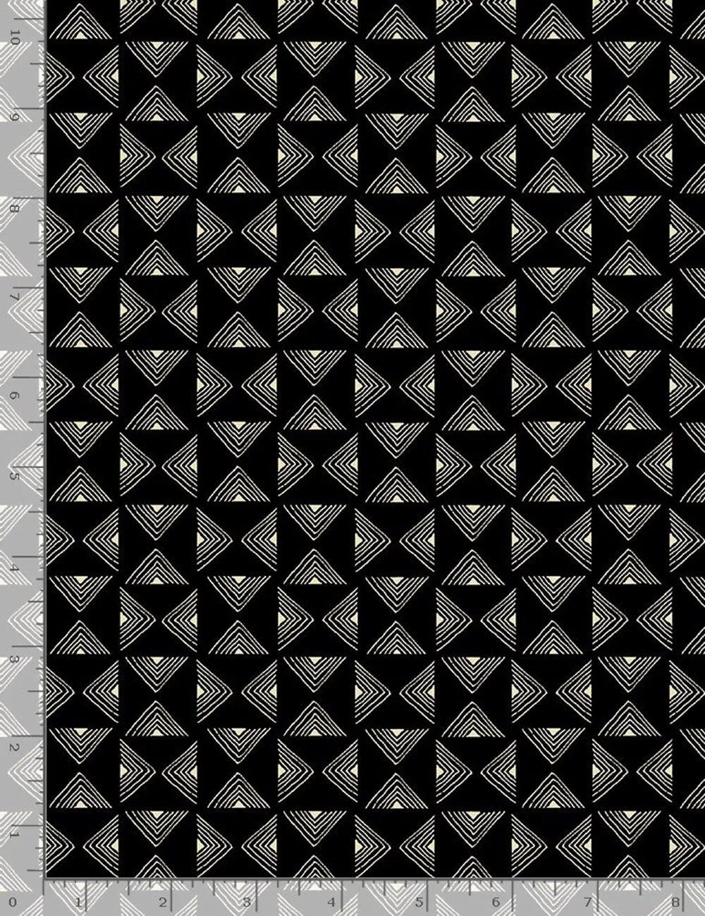 African Women - Triangular Geo Pattern - Black — Cottage Quilting Ltd.
