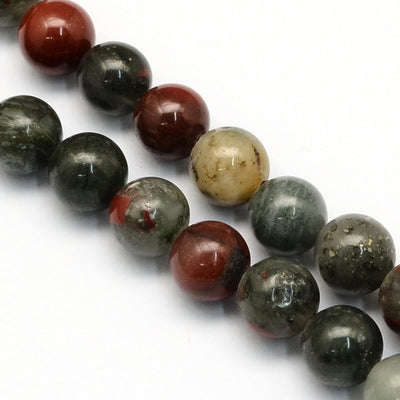 Perle de Pierre de Sang Africaine