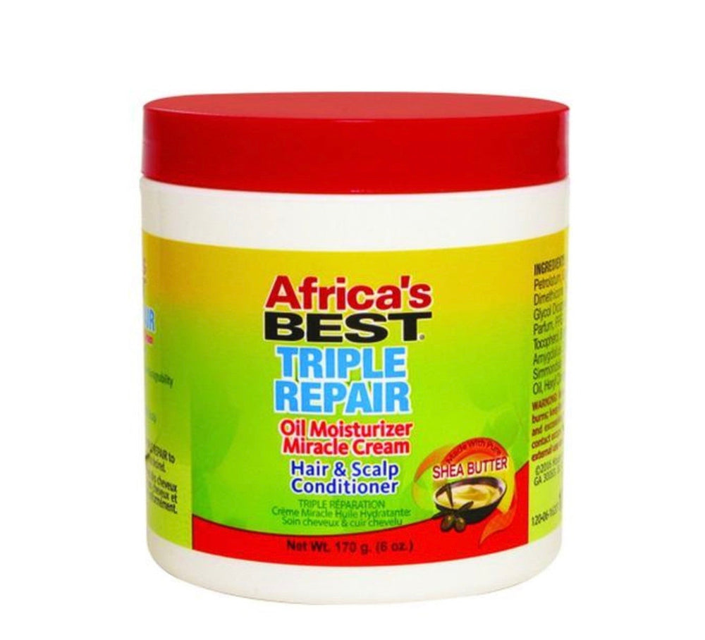 AFRICA'S BEST TRIPLEREPAIR OIL MOIST MIRACLE CREME 6OZ