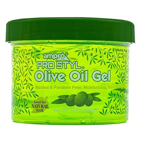 AMPRO STYLING GEL [OLIVE] 10OZ