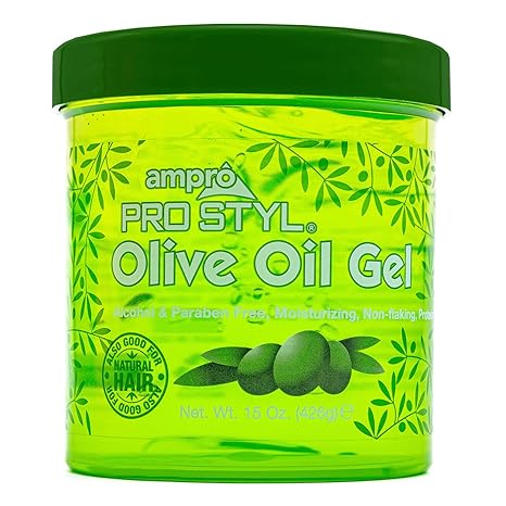 AMPRO STYLING GEL [OLIVE] 15OZ