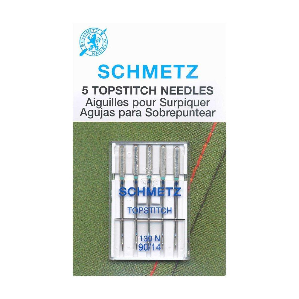 SCHMETZ #1793 Topstitch Needles Carded - 90/14 - 5 Pieces — Cottage Quilting Ltd.