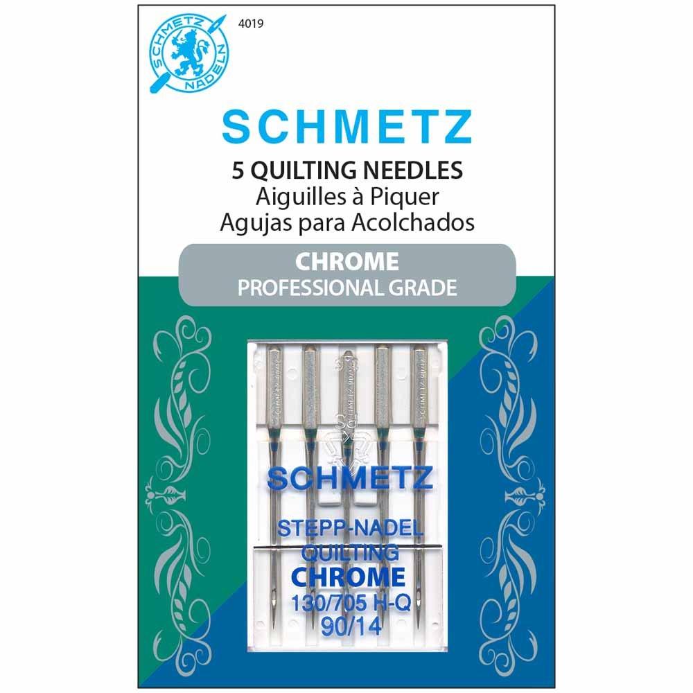 SCHMETZ #4019 Chrome Quilting - 90/14 - 5 count — Cottage Quilting Ltd.