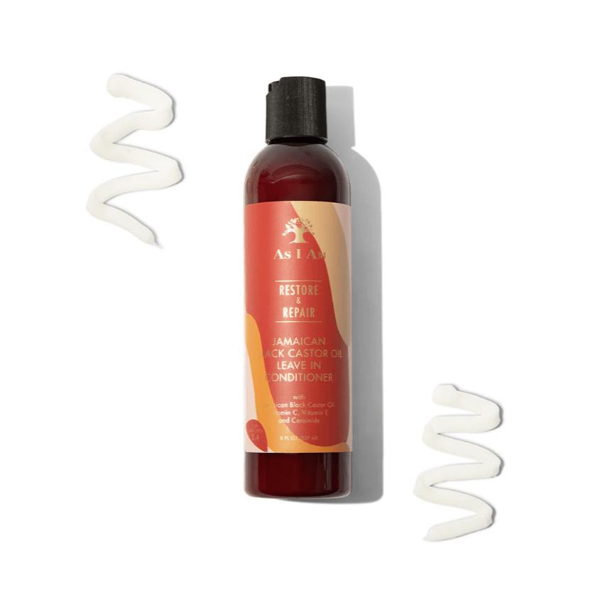 AS I AM RESTORE & REPAIR JAMAICAN BLACK CASTOR OIL LEAVE IN CONDITIONER 8oz