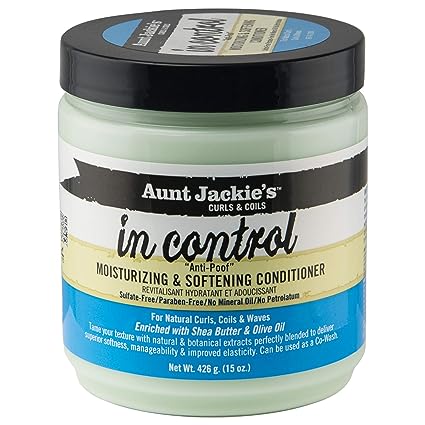 Après-shampooing anti-frisottis « In Control » Aunt Jackie’s 443 ml