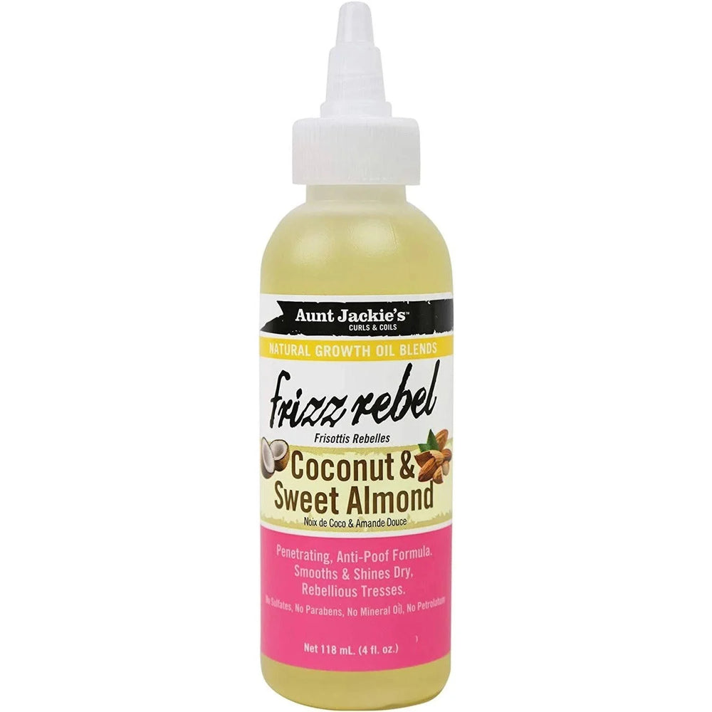 HUILES CAPILLAIRES CROISSANCE NATURELLE AUNT JACKIE’S - ANTI-FRISOTTIS 118ML