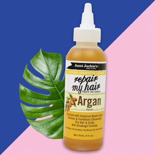 AUNT JACKIE’S NATURAL GROWTH OIL BLENDS-REPAIR MY HAIR – ARGAN 4OZ