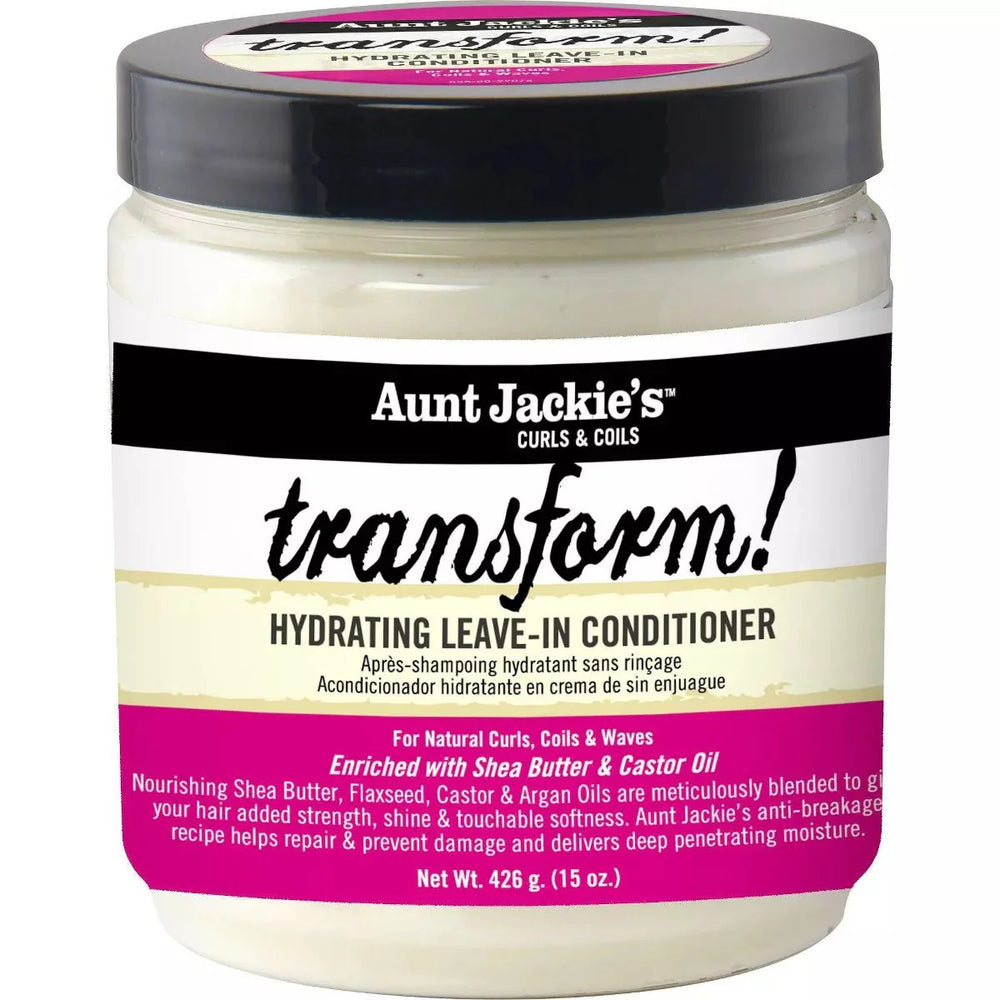 AUNT JACKIE'S TRANSFORM! HYDRATING LEAVE-IN CONDITONER 15OZ