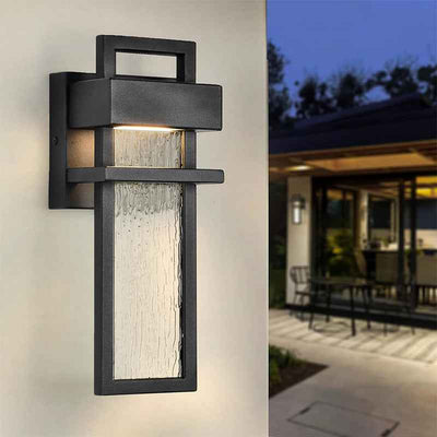 Applique Murale d'Extérieur DEL Minimaliste Moderne – Étanche en Aluminium pour Balcon et Patio avec Options de Capteur