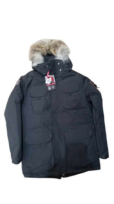 Outdoor Survival Canada Parka Atka pour hommes -40 Noir, Petit - EN VITRINE